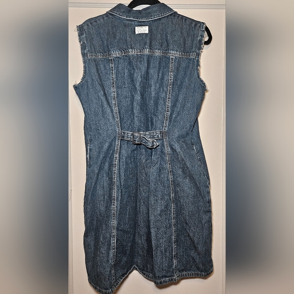 Levi Blue Denim Button-Down Dress - Picture 3 of 6